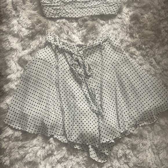 Privacy Please Polka dot crop top short set - Picture 9 of 11